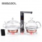 Babol/佰宝 DCH-918玻璃电热水壶自动上水电茶炉 煮茶器双炉新品