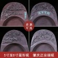 文博臻品 天然原石蛋形砚台5寸、6寸、8寸 带盖 厂家批发肇庆端砚